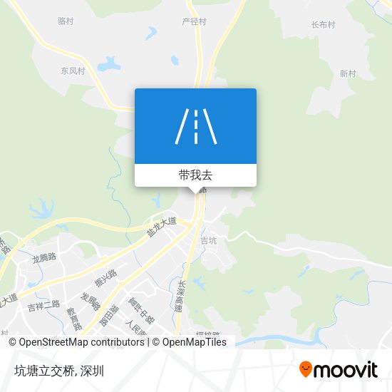 坑塘立交桥地图
