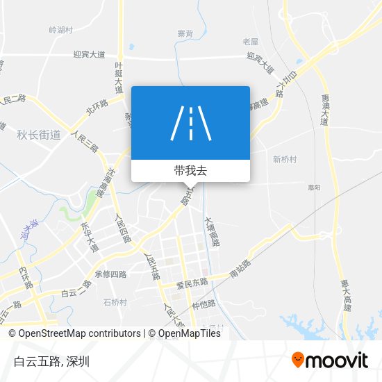 白云五路地图