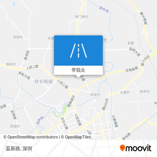 荔新路地图