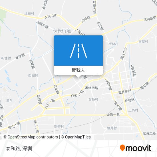 泰和路地图