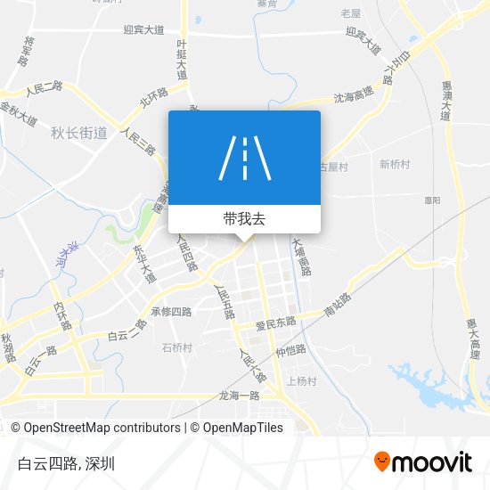 白云四路地图
