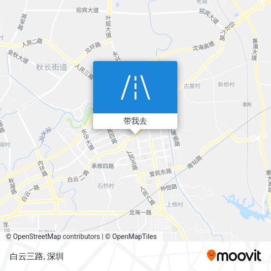 白云三路地图