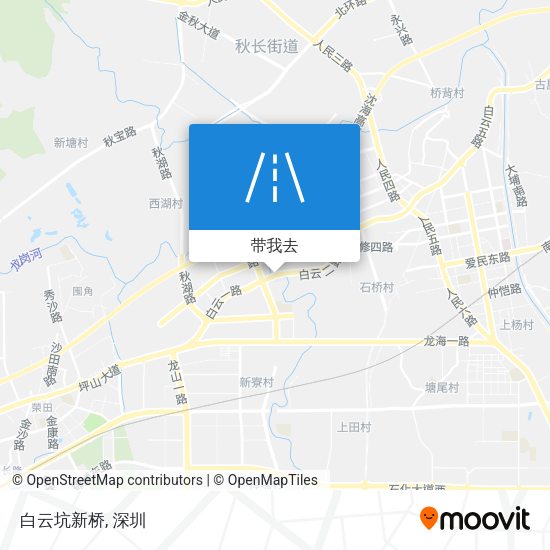 白云坑新桥地图