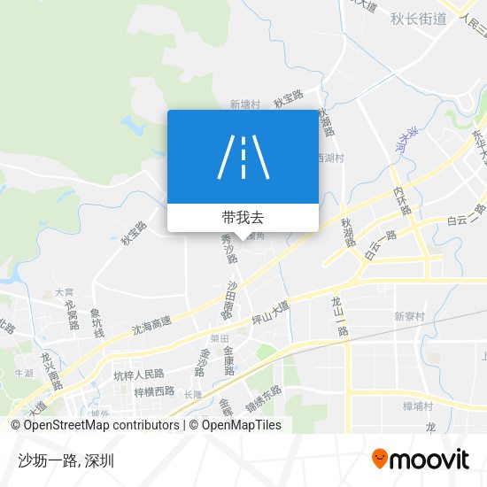 沙坜一路地图