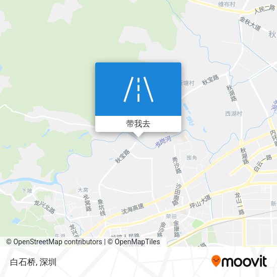 白石桥地图