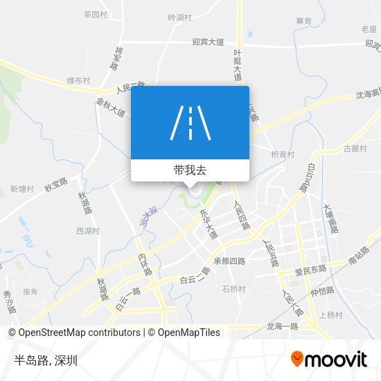 半岛路地图