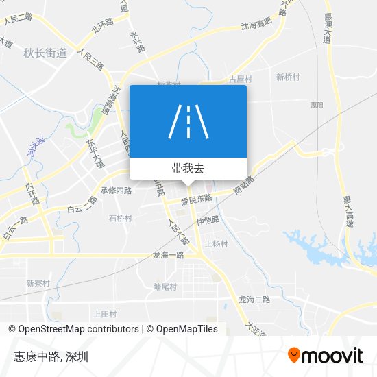 惠康中路地图