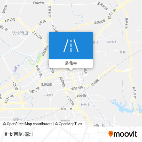 叶挺西路地图