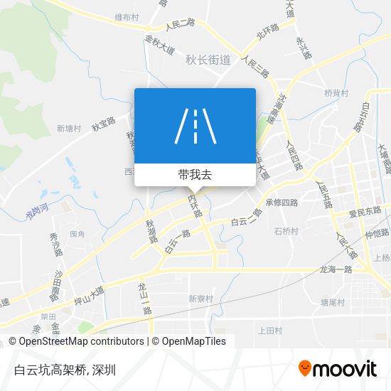 白云坑高架桥地图