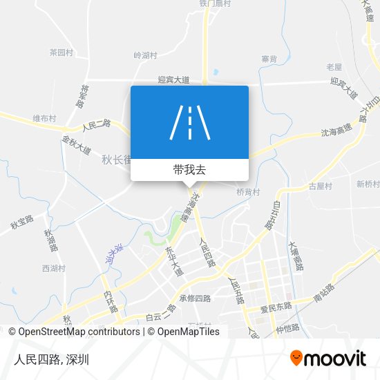 人民四路地图