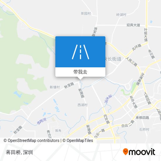 蒋田桥地图