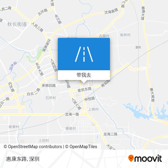 惠康东路地图