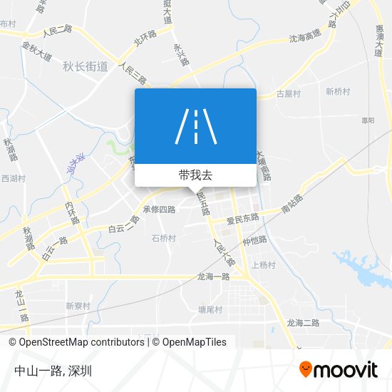 中山一路地图
