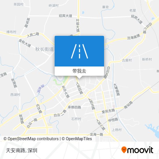 天安南路地图