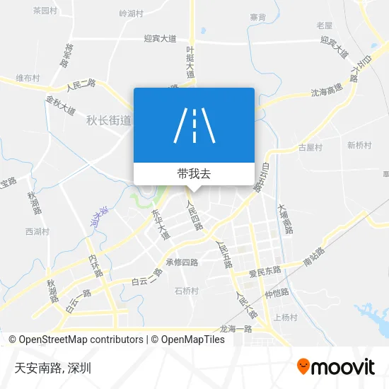 天安南路地图