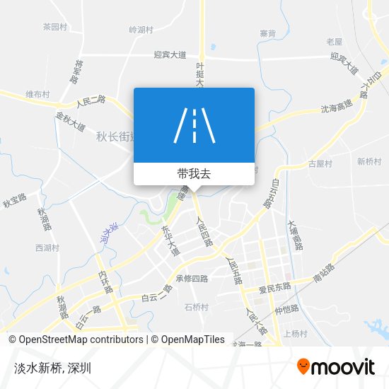 淡水新桥地图
