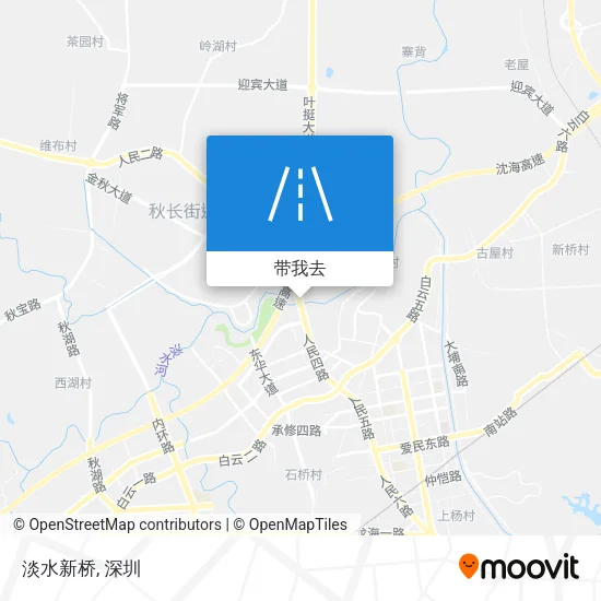淡水新桥地图