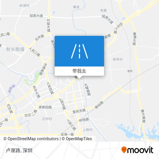 卢屋路地图