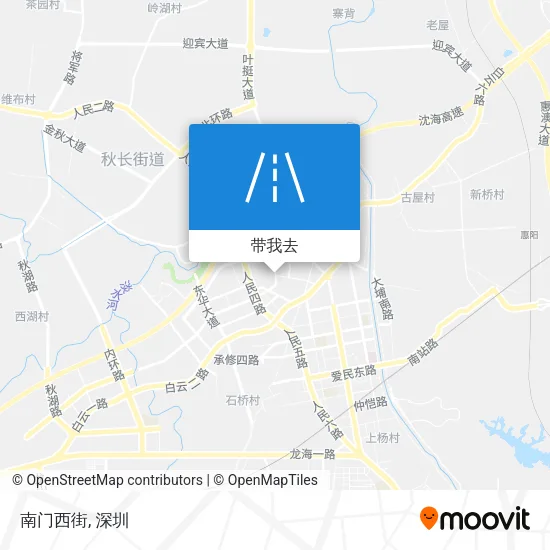 南门西街地图
