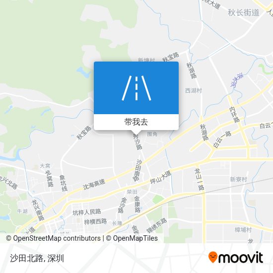 沙田北路地图