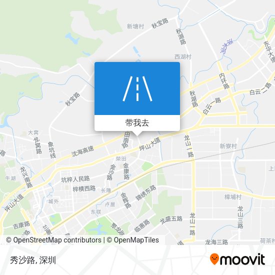 秀沙路地图