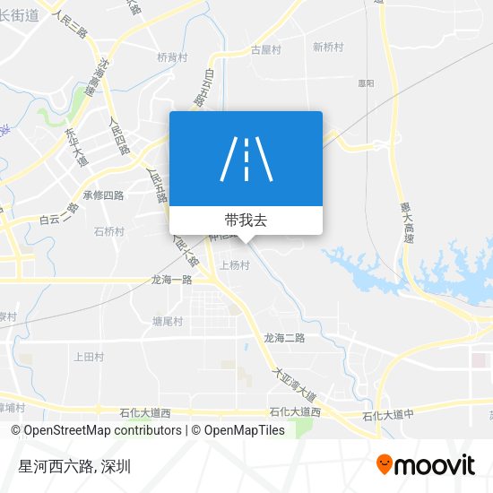 星河西六路地图