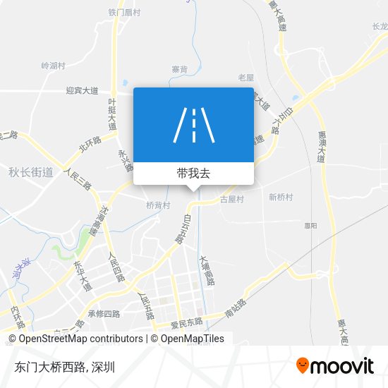 东门大桥西路地图