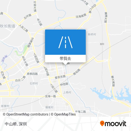 中山桥地图