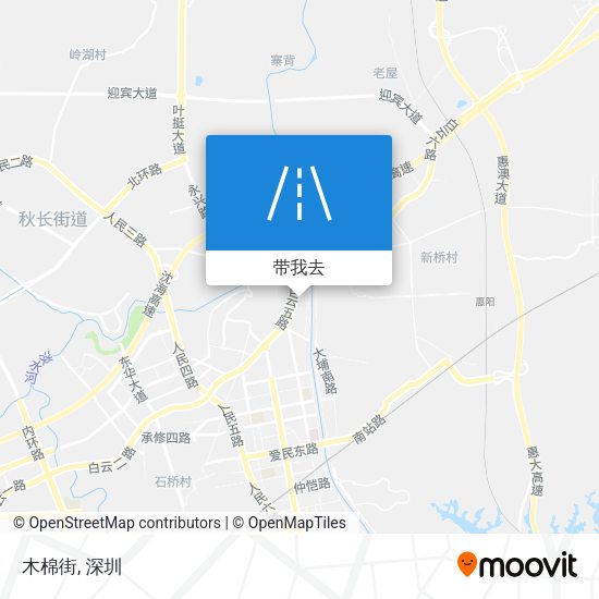 木棉街地图