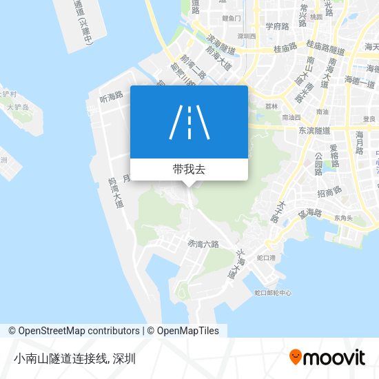 小南山隧道连接线地图