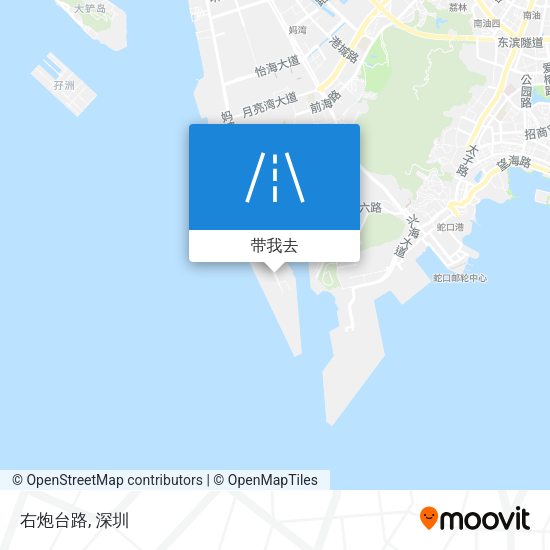 右炮台路地图