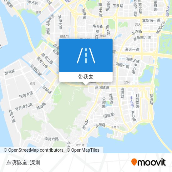 东滨隧道地图