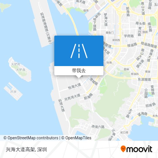 兴海大道高架地图