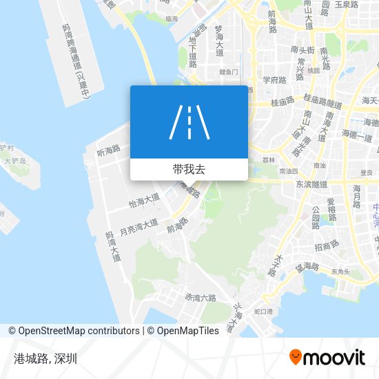 港城路地图