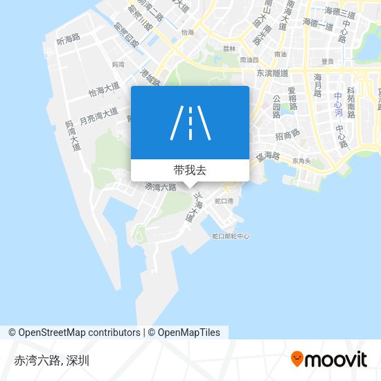赤湾六路地图