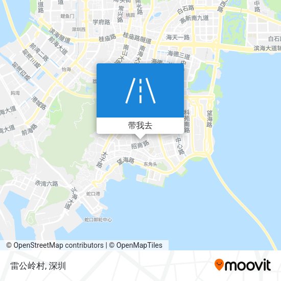雷公岭村地图