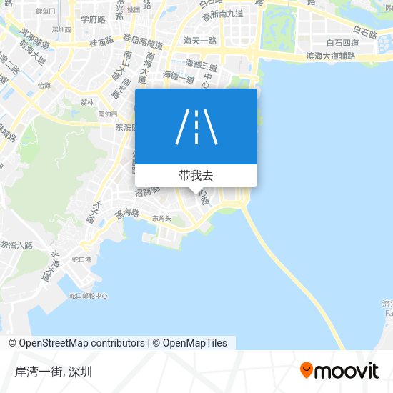 岸湾一街地图