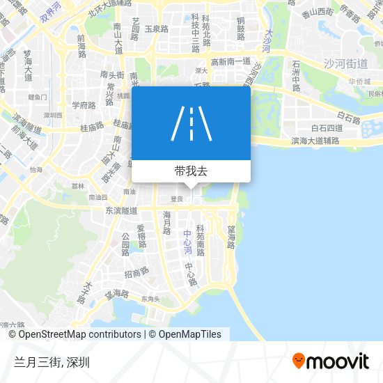 兰月三街地图