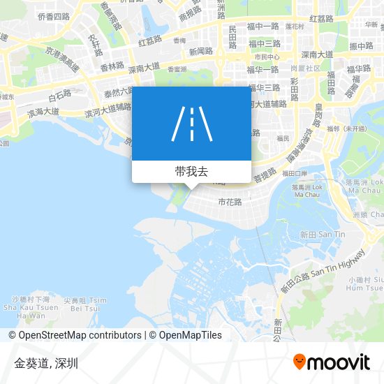 金葵道地图