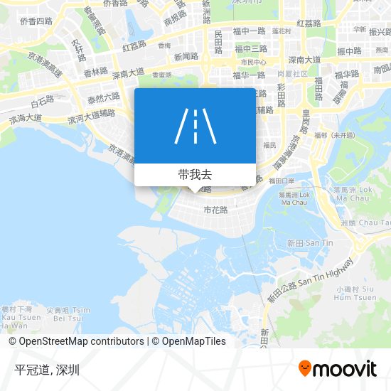 平冠道地图