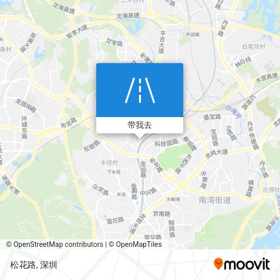 松花路地图