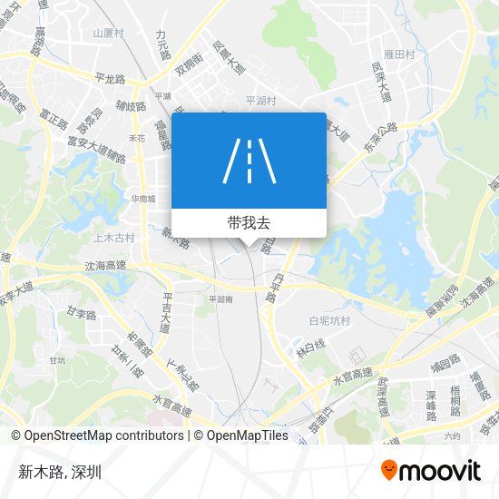 新木路地图