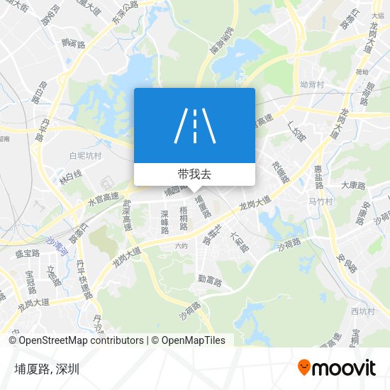 埔厦路地图