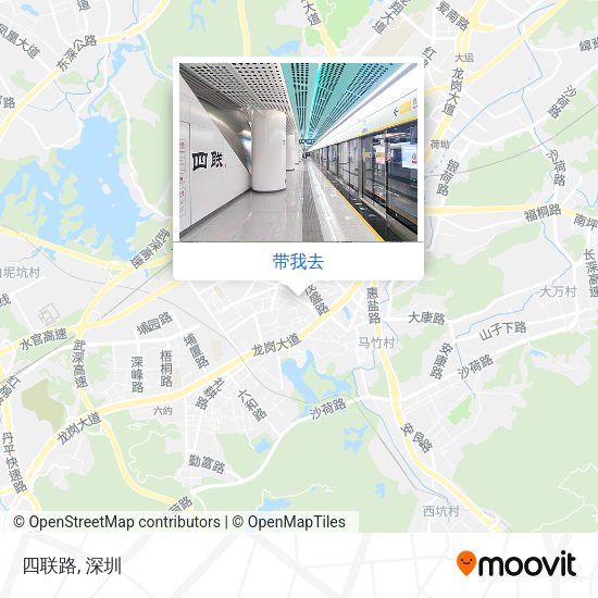 四联路地图