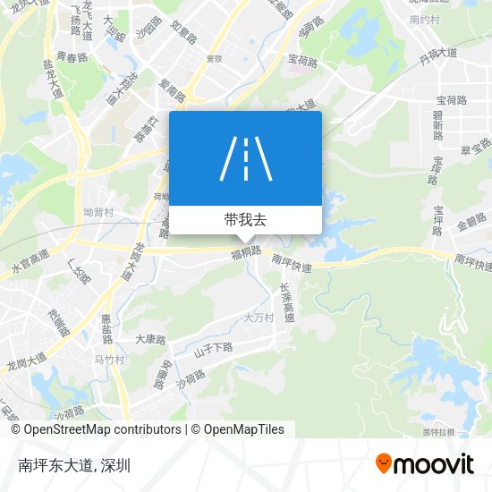 南坪东大道地图