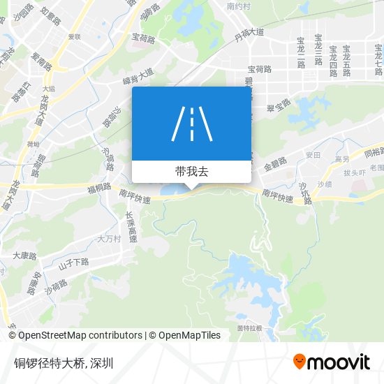铜锣径特大桥地图