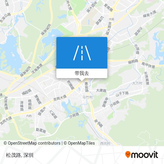 松茂路地图