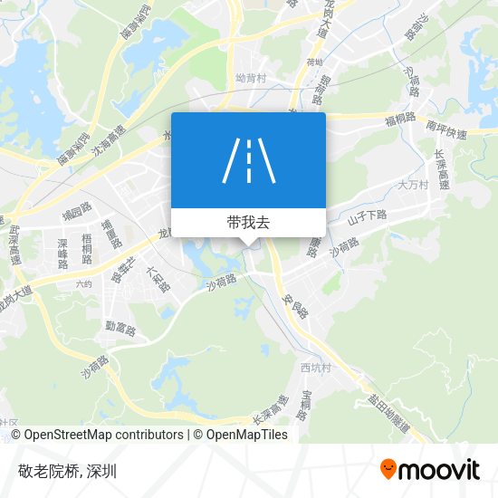 敬老院桥地图