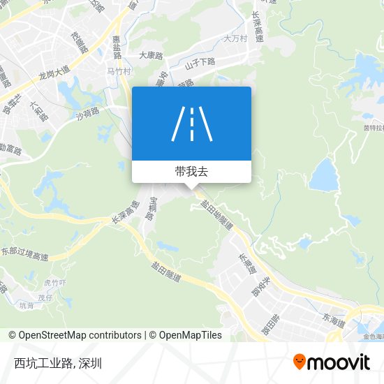 西坑工业路地图