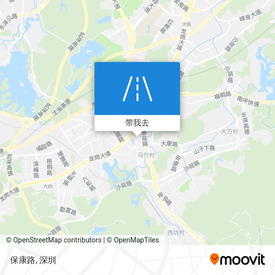 保康路地图